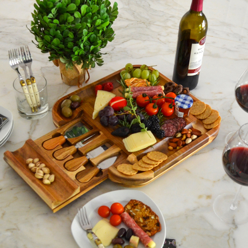 Acacia Malvern Cheese Board Set 