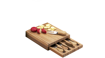 Picnic At Ascot Acacia Bar Board With Magnetic Knife : Target